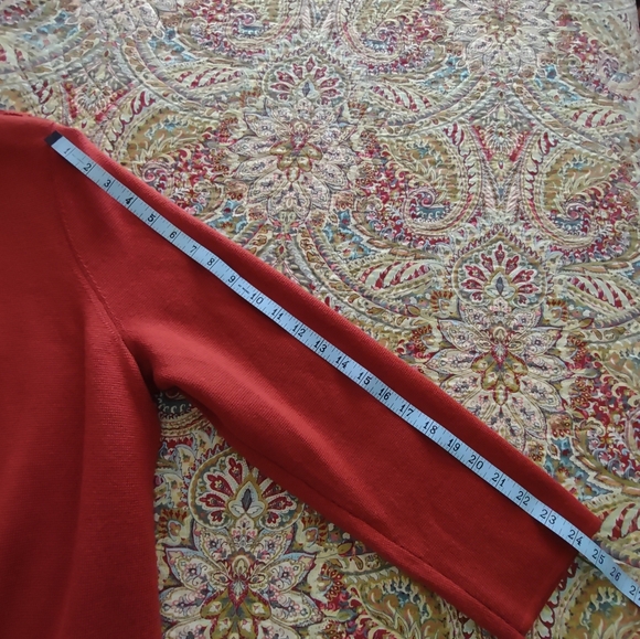 Talbots Merino Wool Blend Sweater Jacket, size 2X - Picture 9 of 10